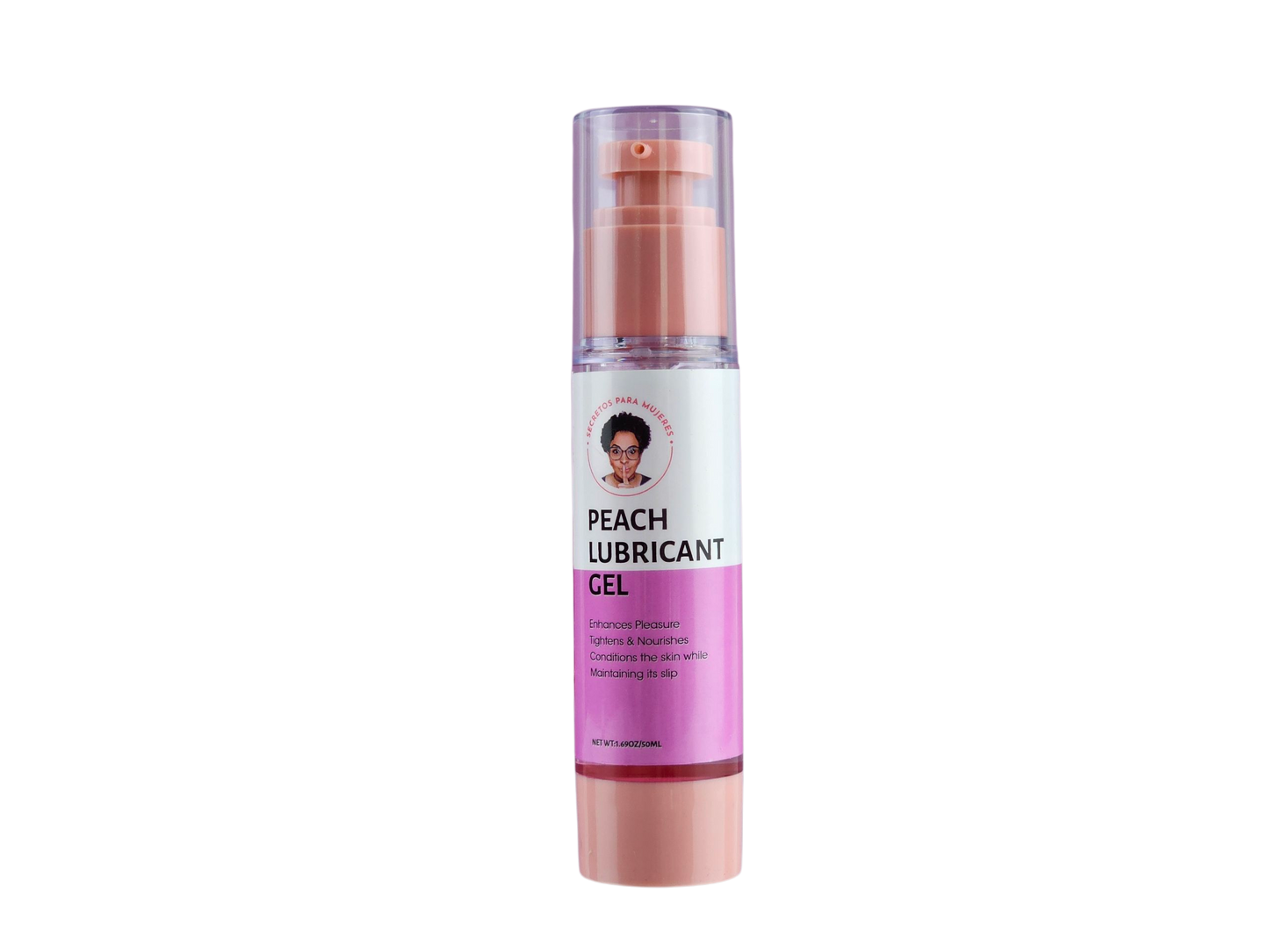 Peach Flavored Personal Lubricant Gel – Water-Based Intimate Lube (1.69 oz)