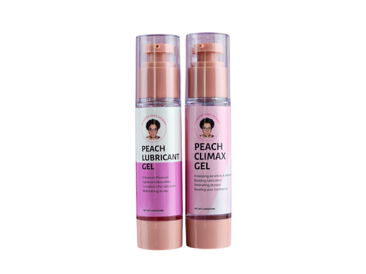Jugosa Intimidad | Durazno – Set Íntimo con Gel Lubricante y Gel Clímax