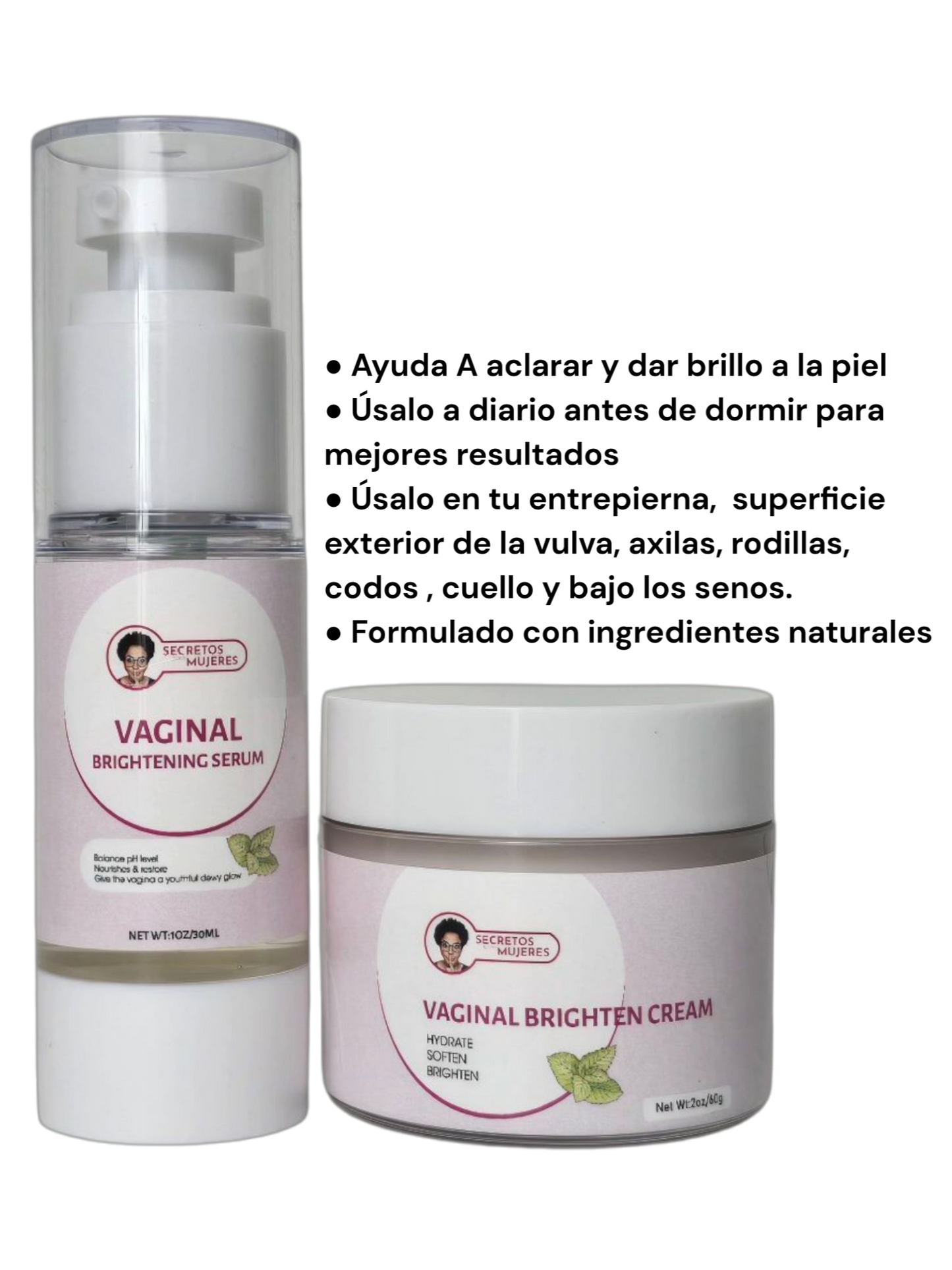 Paquete de Aclarado Vaginal | Realza la Radiancia y Suavidad de Forma Natural