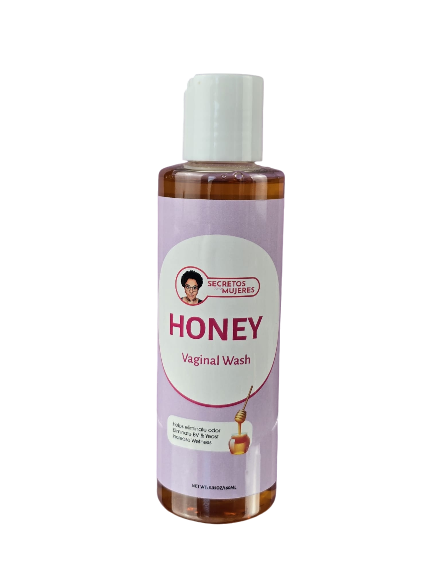 Gel de Lavado Íntimo Femenino con miel que calma la irritación, hidrata, mantiene el pH y previene el mal olor