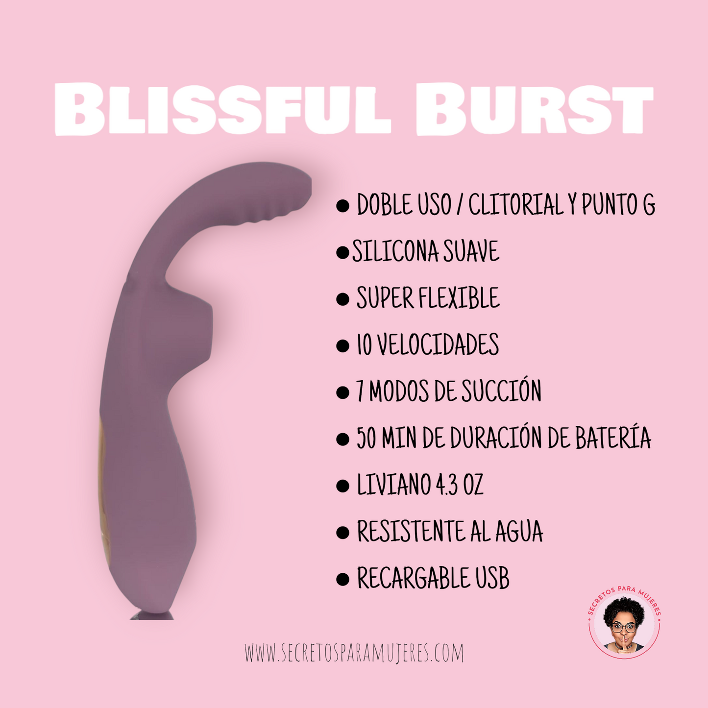 Blissful Burst | Luxury Dual Stimulation Vibrator