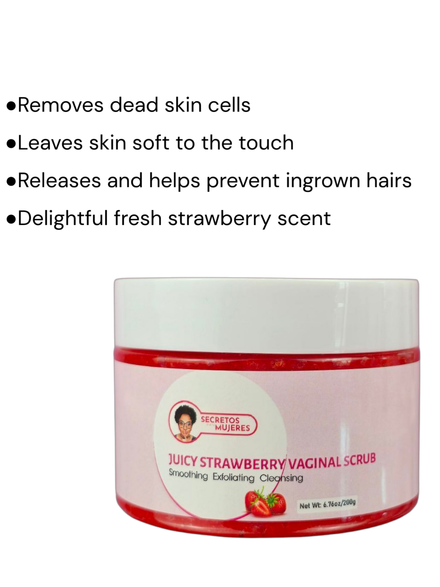 Exfoliante Vaginal de Fresa (6.75 oz)