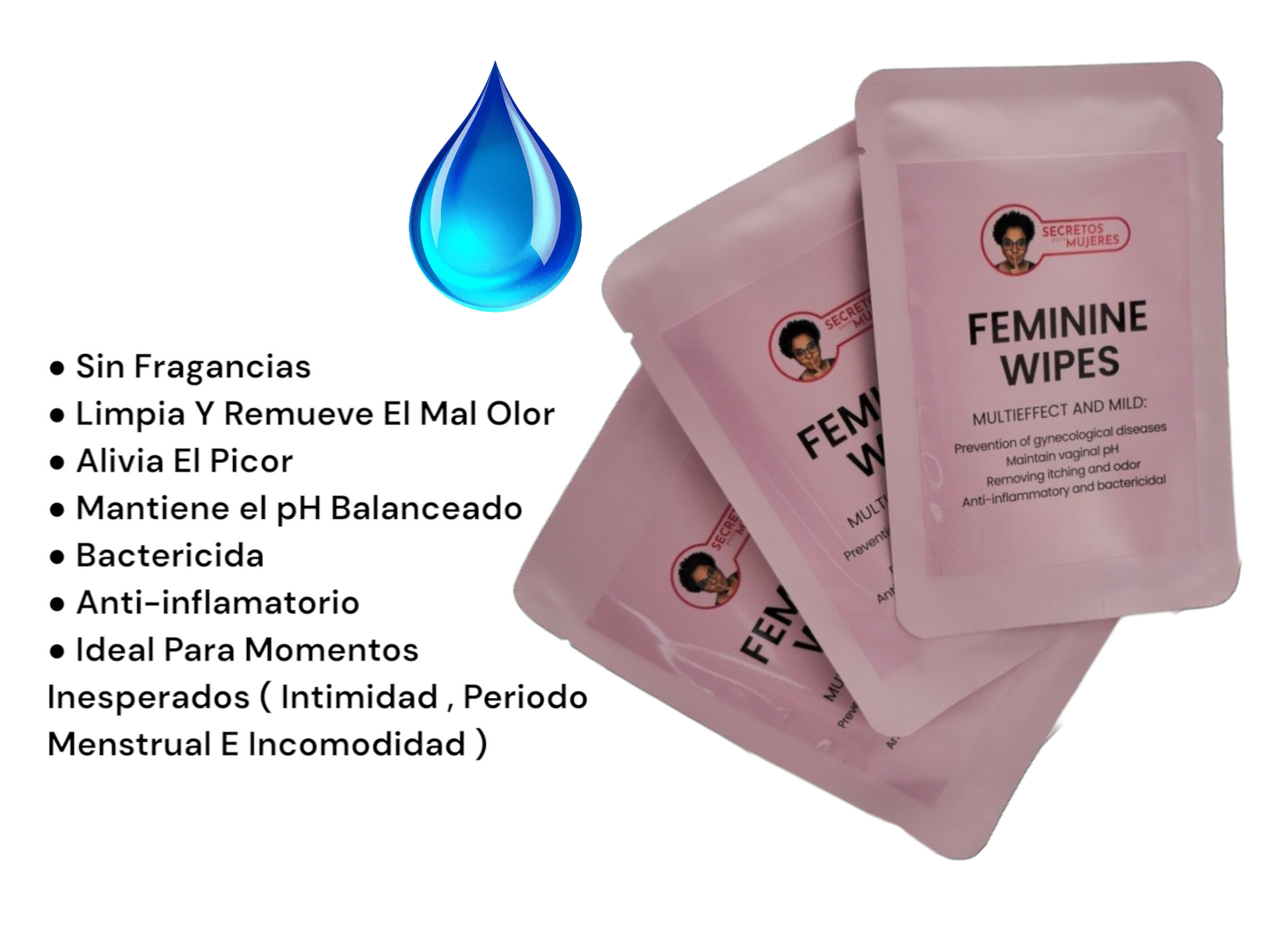 Toallitas Femeninas | Paquete de 10 Toallitas Individualmente Envuelta
