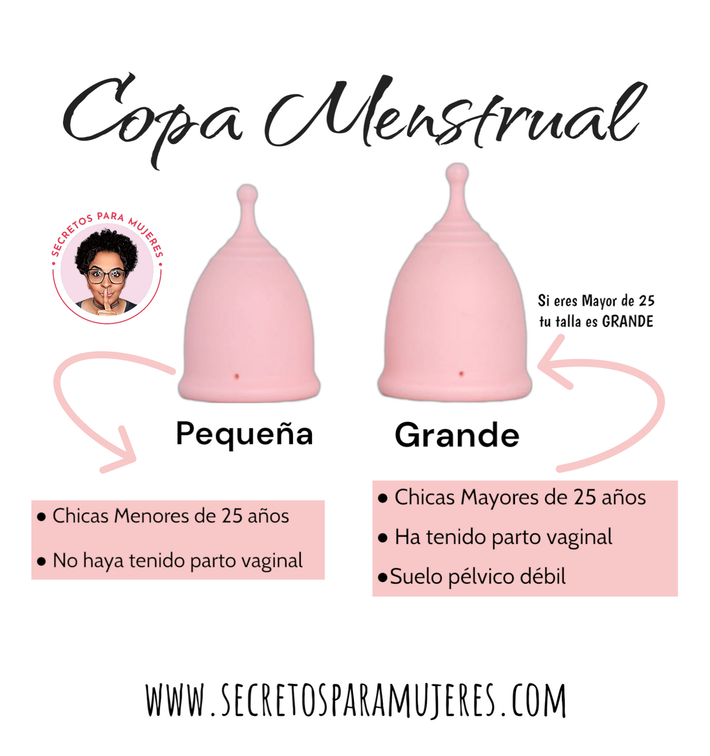 Sé Amante De Tu Periodo │Paquete de Copa Pequeña