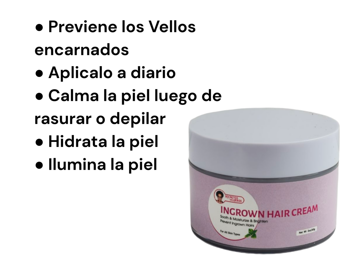 Ingrown Hair Cream – For Smooth and Radiant Skin (2 oz)