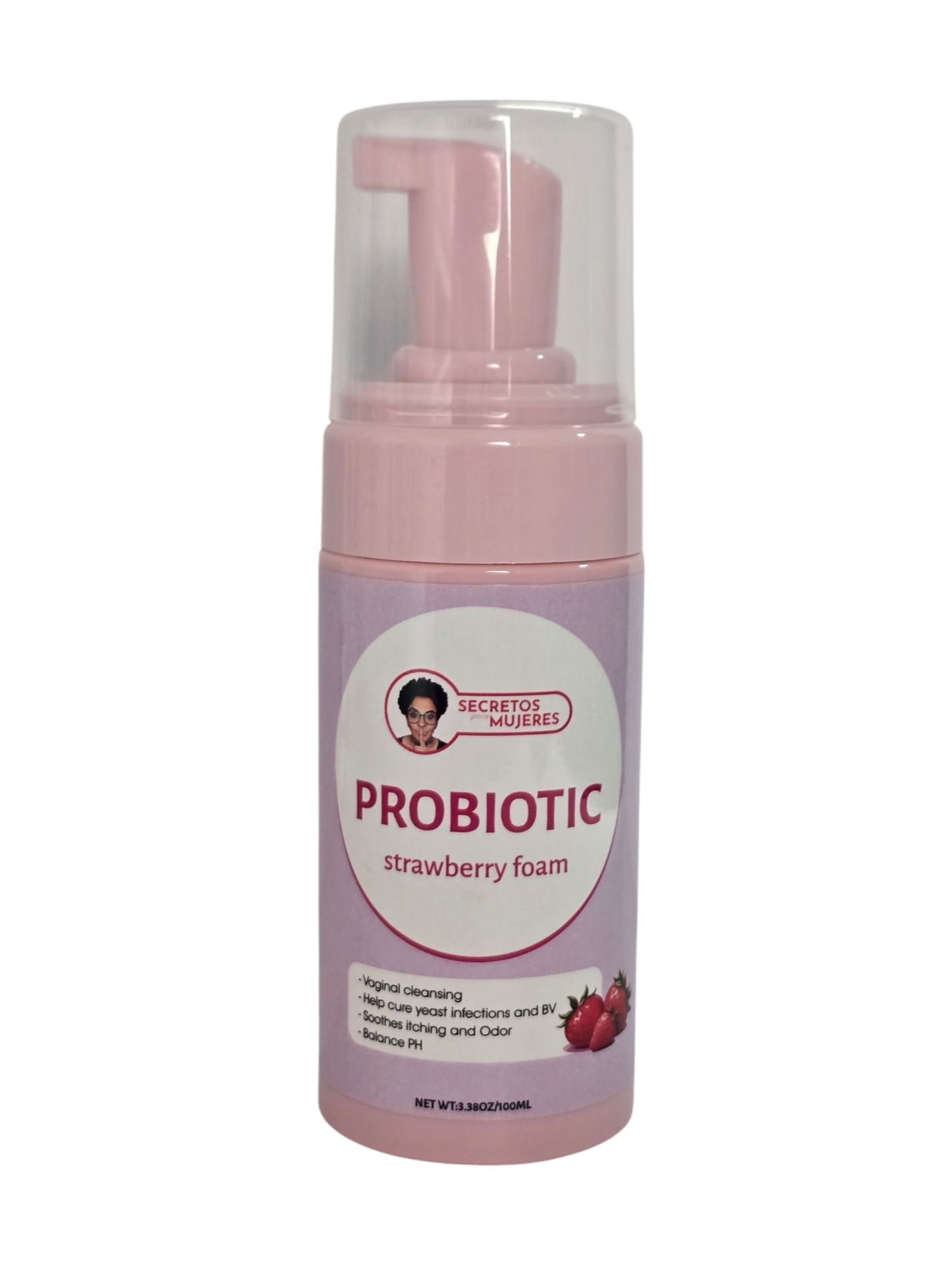 Vaginal Foam Soap | Strawberry Probiotic (5.07 oz)