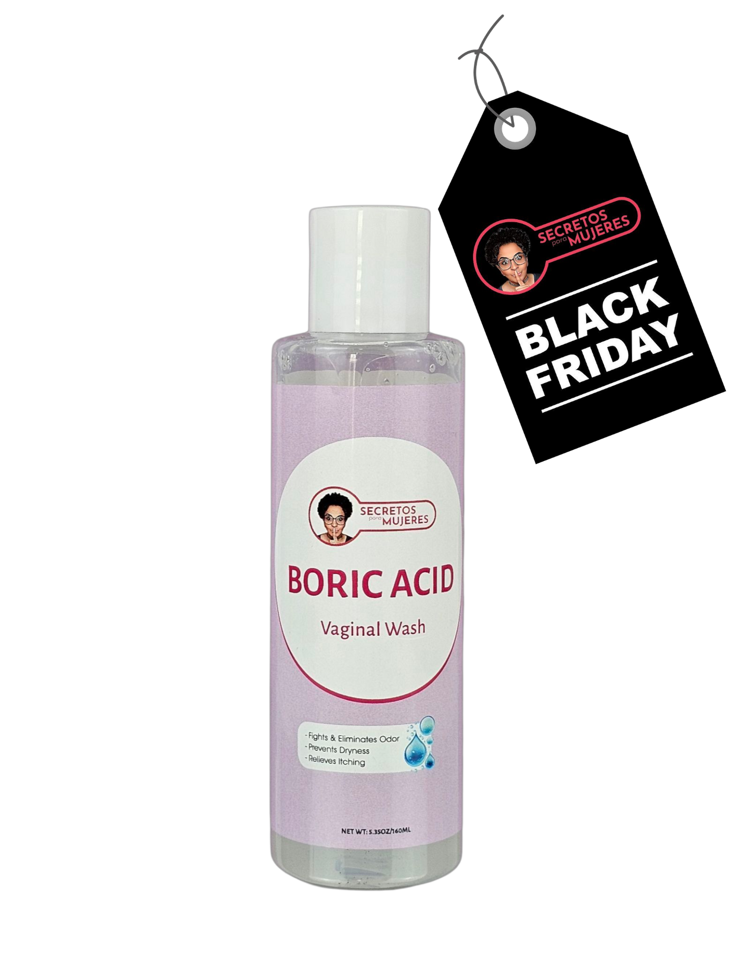 Gel de Lavado Íntimo Femenino con Ácido Bórico (5.35 oz)