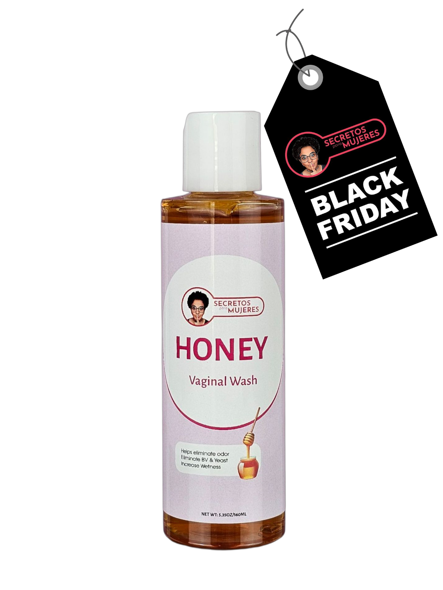 Gel de Lavado Íntimo Femenino con Miel (5.35 oz)