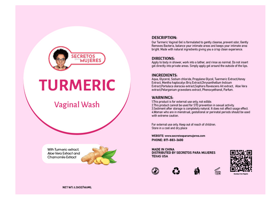 Vaginal Gel Wash | Turmeric