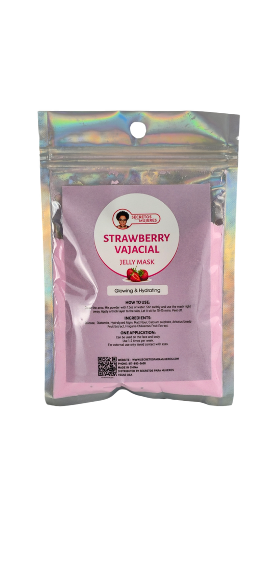 Vajacial Mask | Strawberry 4 pack