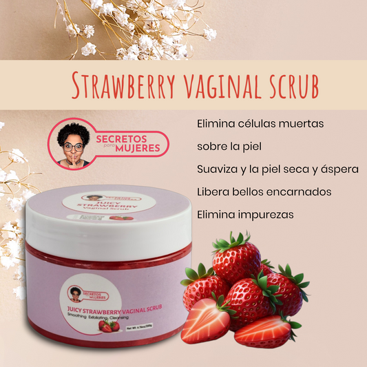 Strawberry Vaginal Scrub – Natural Revitalizing Formula (6.75 oz)