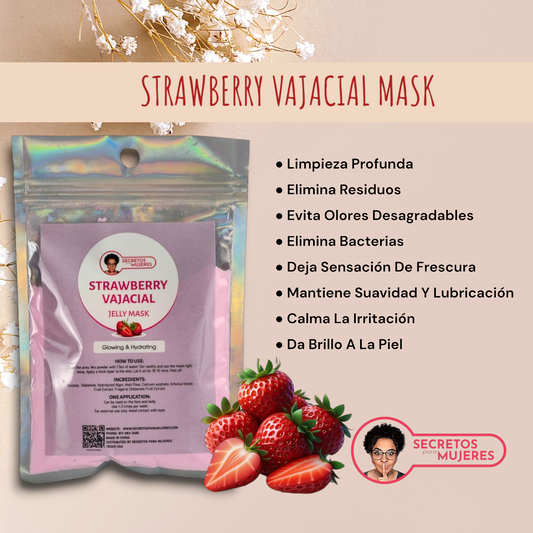 Vajacial Mask | Strawberry 4 pack