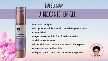 Gel Lubricante de Chicle – Lubricante Sabor Chicle (1.69 oz)