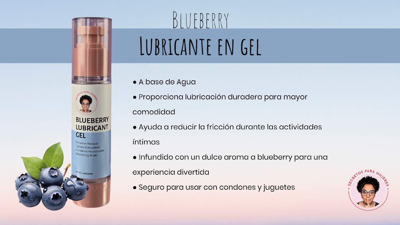 Gel Lubricante de Arándano – Lubricante Sabor Arándano (1.69 oz)