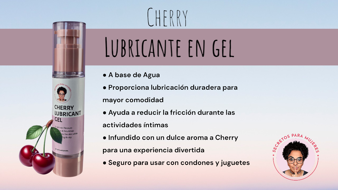 Gel Lubricante de Cereza – Lubricante Sabor Cereza (1.69 oz)