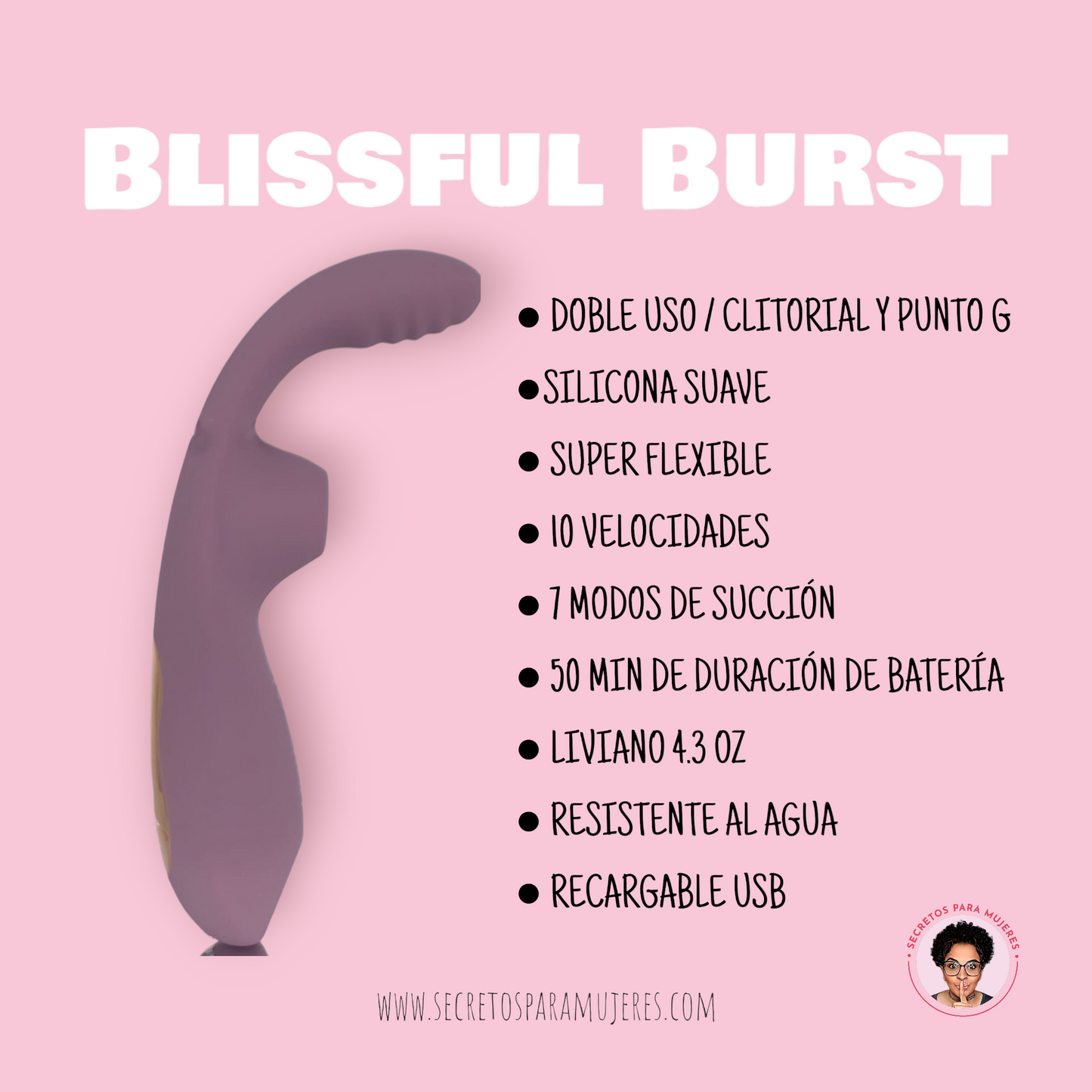 Blissful Burst | Vibrador de Lujo para Estimulación Dual